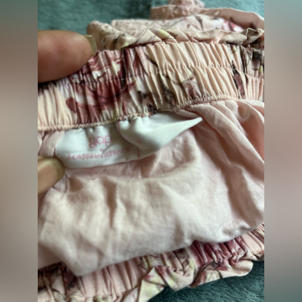 Gap x Love Shack Fancy Floral eyelet Skirt in Pink and Cream S - Picture 5 of 6